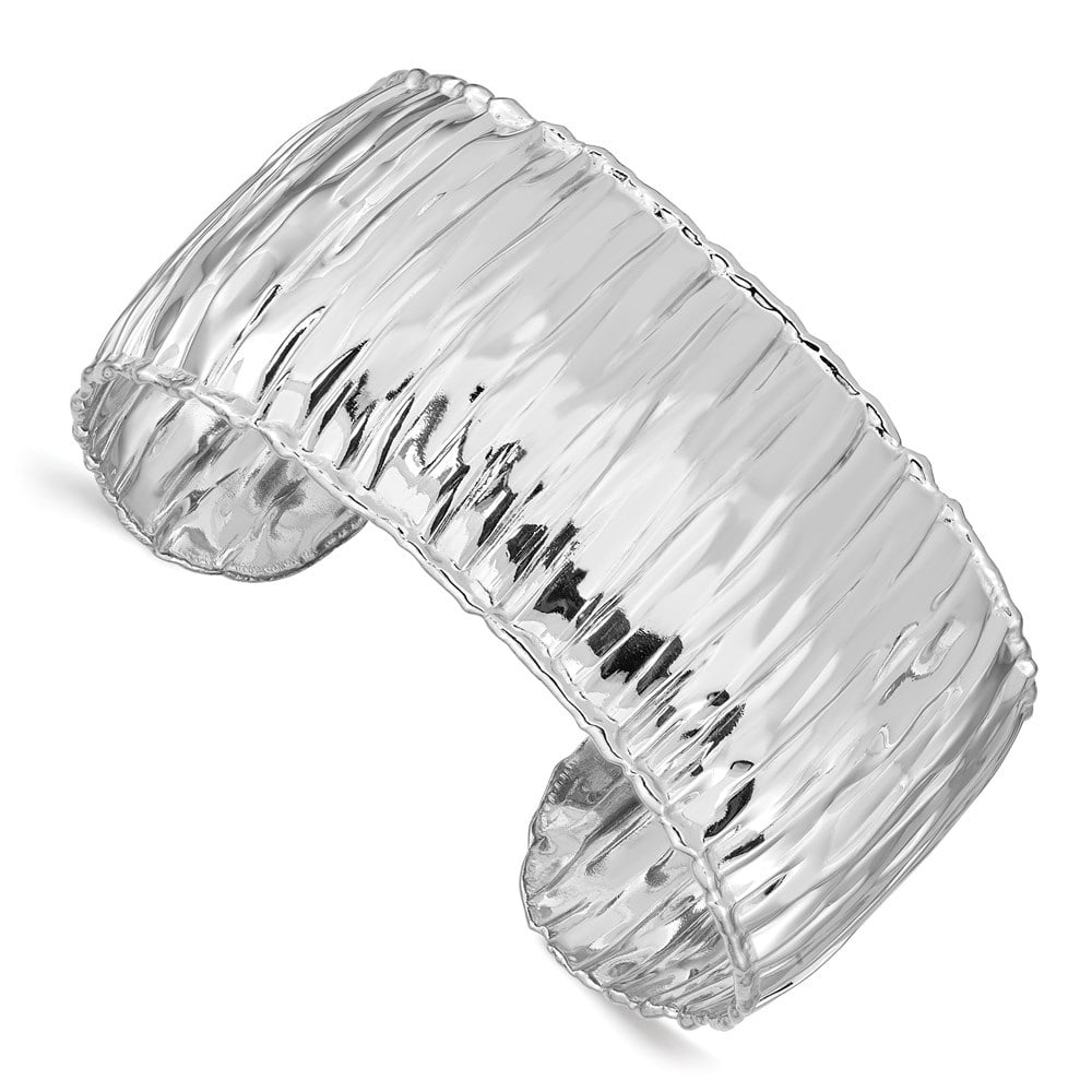 DWELLER BANGLE WIDE “STAR” 925 by END Liquid Silver Bracelet