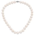 thumbnail image 1 of Auriga Fine Jewelry 925 Sterling Silver Rhodium 11-12 mm White FW Cultured Pearl Necklace for Women 24", 1 of 6