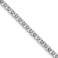 thumbnail image 1 of Auriga 925 Sterling Silver Rhodium Plated Diamond Bracelet 7 inch for Women, 1 of 5