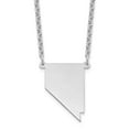 thumbnail image 1 of Auriga Fine Jewelry 925 Sterling Silver Rh-plated Nevada State Necklace for Women, 1 of 5