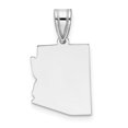 thumbnail image 1 of Auriga 925 Sterling Silver/Rhodium-plated Arizona State Pendant for Women, 1 of 6