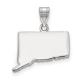 thumbnail image 1 of Auriga 925 Sterling Silver/Rhodium-plated Connecticut State Pendant for Women, 1 of 6