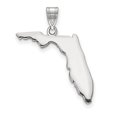 thumbnail image 1 of Auriga Fine Jewelry 925 Sterling Silver/Rhodium-plated Florida State Pendant for Women, 1 of 6