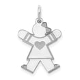 thumbnail image 1 of Auriga 925 Sterling Silver Rhodium-plated Charm for Women (L - 23mm, W - 15mm), 1 of 6