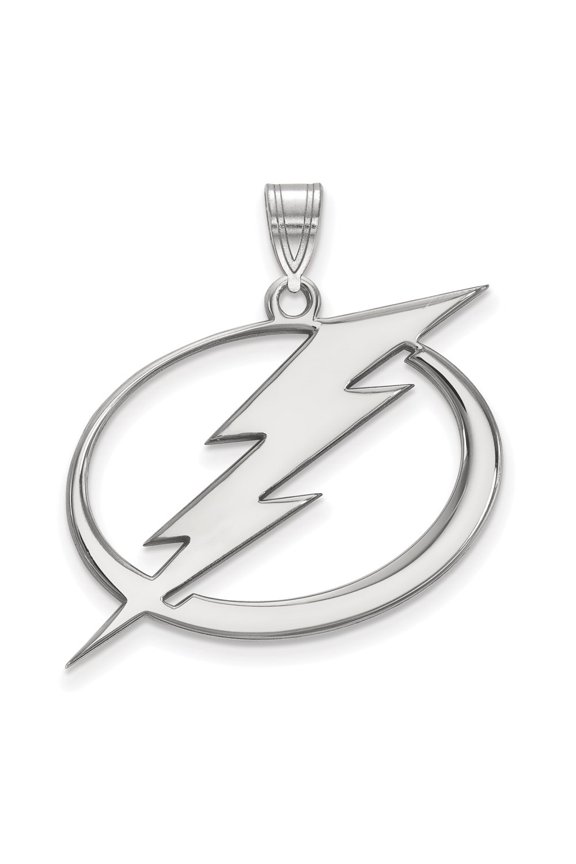 925 Sterling Silver Rhodium-plated Lightning Extra Pendant for Women (L-30 mm, W-29 mm)
