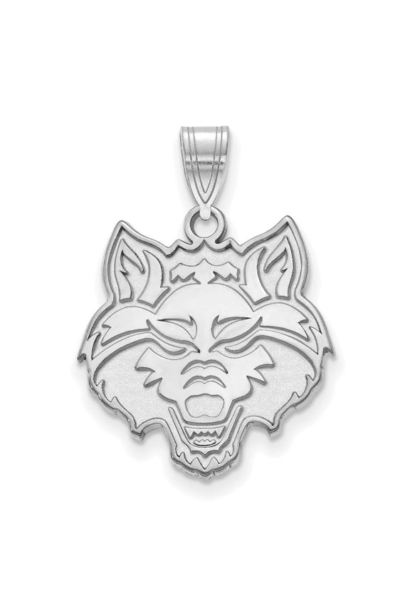 925 Sterling Silver Rhodium-plated Pendant for Women (L-25 mm, W-18 mm)