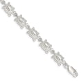 thumbnail image 1 of Auriga Fine Jewelry 925 Sterling Silver Turtles Bracelet 7inch for Women, 1 of 6