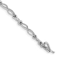 thumbnail image 1 of Auriga Fine Jewelry 10K White Gold Diamond Bracelet 7.25" for Women, 1 of 5