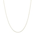thumbnail image 1 of Auriga Fine Jewelry 10K Yellow Gold 0.5mm Carded Cable Rope Chain Necklace 24inch for Women, 1 of 6