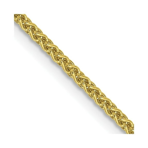 Auriga Fine Jewelry 10K Yellow Gold 1.7 mm Spiga Chain Necklace for Women 24"