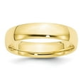thumbnail image 1 of Auriga Fine Jewelry 10K Yellow Gold 5mm Lightweight Comfort Fit Wedding Band for Women Size- 10.5, 1 of 5