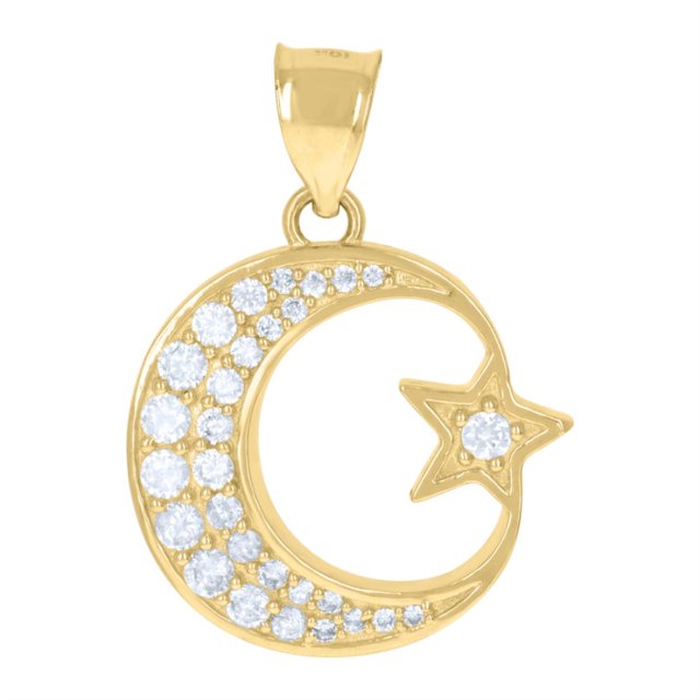 Auriga Fine Jewelry 10K Yellow Gold CubicZirconia Religious Symbols