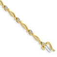 thumbnail image 1 of Auriga Fine Jewelry 10K Yellow Gold Diamond Bracelet 7" for Women, 1 of 5