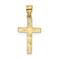 thumbnail image 1 of Auriga Fine Jewelry 10K Yellow Gold and Engraved Cross W/ Heart Center Charm L- 16.6 mm for Women, 1 of 6