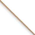 thumbnail image 1 of Auriga Fine Jewelry 14K Rose Gold 0.85mm Spiga Chain Necklace 16inch for Women, 1 of 6