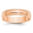 thumbnail image 1 of Auriga Fine Jewelry 14K Rose Gold 5mm Lightweight Milgrain Half Round Wedding Band for Women Size 10.5, 1 of 6