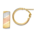 thumbnail image 1 of Auriga Fine Jewelry 14K Two-tone Gold Dangle Earrings for Women, 1 of 6