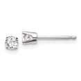 thumbnail image 1 of Auriga Fine Jewelry 14K White Gold 0.20ct Diamond Stud Push-On Stud Earrings for Women, 1 of 4