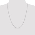 thumbnail image 1 of Auriga Fine Jewelry 14K White Gold 0.8mm Box Chain Necklace 24inch for Women, 1 of 6