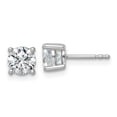 thumbnail image 1 of Auriga Mother's Day Gift 14K White Gold 1 1/4 cttw Round Lab Grown Diamond Stud Earrings for Women, 1 of 4