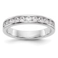 thumbnail image 1 of Auriga Fine Jewelry 14K White Gold 11-Stone Diamond Band for Women Size 6 (0.55ct, Color- G-H-I, Clarity- I1), 1 of 6
