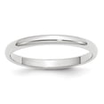 thumbnail image 1 of Auriga Fine Jewelry 14K White Gold 2.5mm Half-Round Women's Wedding Band Size- 7.5, 1 of 5