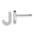 thumbnail image 1 of Auriga Fine Jewelry 14K White Gold 3 ctw Lab Grown Diamond Round 3 Prong Heavy Wt. Stud Earrings for Women, 1 of 3