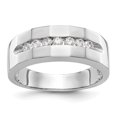 thumbnail image 1 of Auriga Fine Jewelry 14K White Gold Lab Grown Diamond Men's Band (Clarity : VS/SI, Color : FGH), 1 of 4