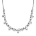 thumbnail image 1 of Auriga Fine Jewelry 14K White Gold Lab Grown Diamond Necklace for Women 18", 1 of 4