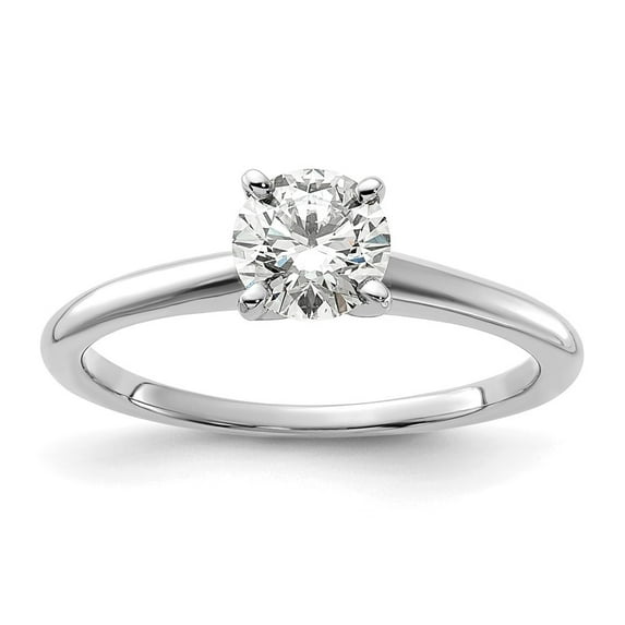 Auriga Fine Jewelry 14K White Gold Lab Grown Diamond Ring for Women Size 8 (Carat: 0.75cttw, Clarity: SI2, Color: GH)