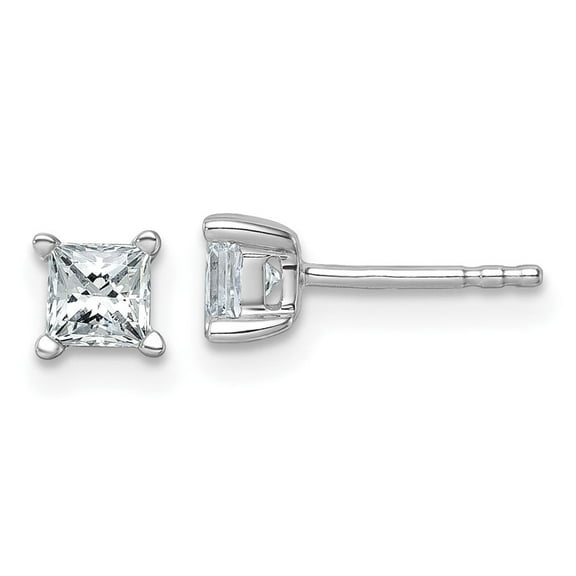 Auriga Fine Jewelry 14K White Gold Lab Grown Diamond Stud Earrings for Women