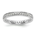 thumbnail image 1 of Auriga Fine Jewelry 14K White Gold Size 6 Vintage 1/2 carat Diamond Complete Eternity Band for Women, 1 of 6