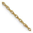 thumbnail image 1 of Auriga Fine Jewelry 14K Yellow Gold 1.3mm Heavy-Rope Chain Necklace 16inch for Women, 1 of 6