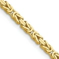 thumbnail image 1 of Auriga Fine Jewelry 14K Yellow Gold 2.5mm Byzantine Chain Necklace for Women 16", 1 of 6