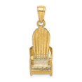 thumbnail image 1 of Auriga Fine Jewelry 14K Yellow Gold 3-D Beach Chair Charm for Women, 1 of 6