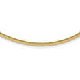 thumbnail image 1 of Auriga Fine Jewelry 14K Yellow Gold 3mm Domed Omega Necklace for Women 18", 1 of 6