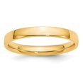 thumbnail image 1 of Auriga Fine Jewelry 14K Yellow Gold 3mm Lightweight Comfort Fit Wedding Band for Women Size 5, 1 of 5
