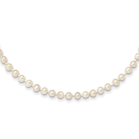 Auriga Fine Jewelry 14K Yellow Gold 4-5mm Pearl Necklace for Women 16"