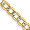 thumbnail image 1 of Auriga Fine Jewelry 14K Yellow Gold 5.2mm Curb Chain Necklace 22inch for Women, 1 of 4