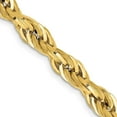 thumbnail image 1 of Auriga Fine Jewelry 14K Yellow Gold 5.4 mm Semi Solid Rope Chain Necklace for Men 26", 1 of 7