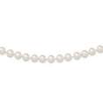 thumbnail image 1 of Auriga Fine Jewelry 14K Yellow Gold 7-8 mm Round White Saltwater Akoya Cultured Pearl Necklace for Women 18", 1 of 3