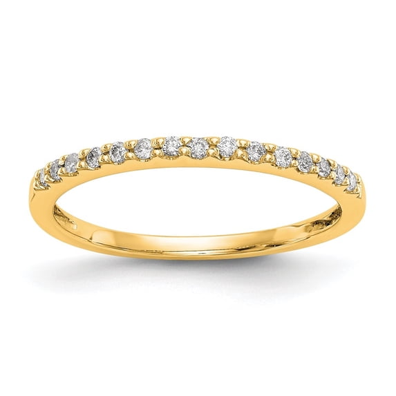 Auriga Fine Jewelry 14K Yellow Gold Diamond Band for Women Size 7
