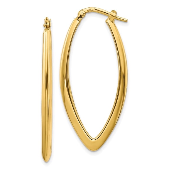 Auriga Fine Jewelry 14K Yellow Gold Fancy Hoop Earrings for Women