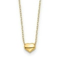 thumbnail image 1 of Auriga Fine Jewelry 14K Yellow Gold Heart 16.5in Necklace 16.5" for Women, 1 of 6