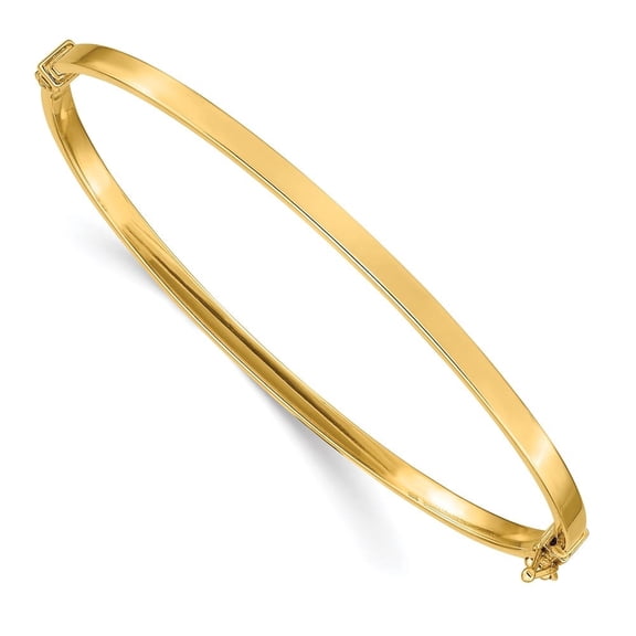 Auriga Fine Jewelry 14K Yellow Gold Hinged Bangle 7 inch for Women