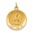 thumbnail image 1 of Auriga Fine Jewelry 14K Yellow Gold Jesus, Mary, Joseph Medal Charm for Women (L - 20mm, W - 15mm), 1 of 6
