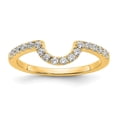 thumbnail image 1 of Auriga Fine Jewelry 14K Yellow Gold Lab Grown Diamond Wedding Band for Women Size 7 (Carat: 0.32cttw, Clarity: SI2, Color: GH), 1 of 4