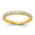thumbnail image 1 of Auriga Fine Jewelry 14K Yellow Gold Lab Grown Diamond Wedding Band for Women Size 7 (Carat: 0.5cttw, Clarity: SI2, Color: GH), 1 of 5