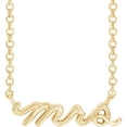 thumbnail image 1 of Auriga Fine Jewelry 14K Yellow Gold Mrs 16" Necklace for Women, 1 of 4
