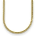 thumbnail image 1 of Auriga Fine Jewelry 14K Yellow Gold Polished 4 mm Mesh Chain Necklace for Women 16", 1 of 3